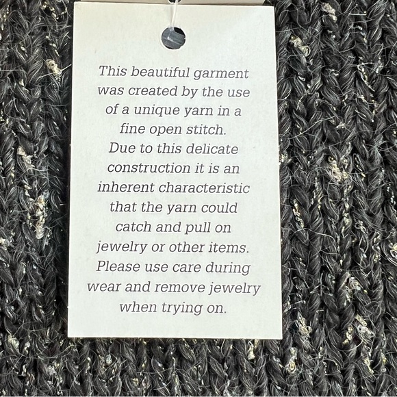 NEW Chico’s Fergie Sparkle Tank Top Sweater Size 3 (XL/ 16) Women’s Alpaca Wool - Picture 9 of 13